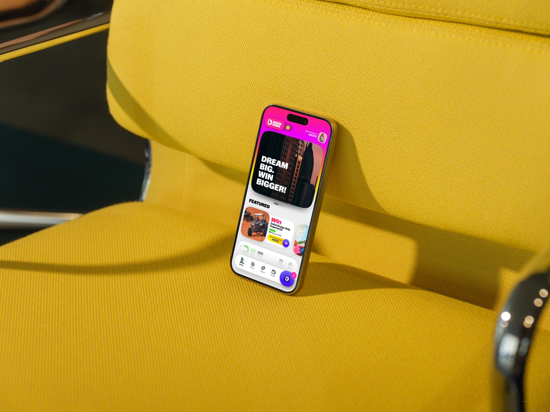 Dream Dubai home screen