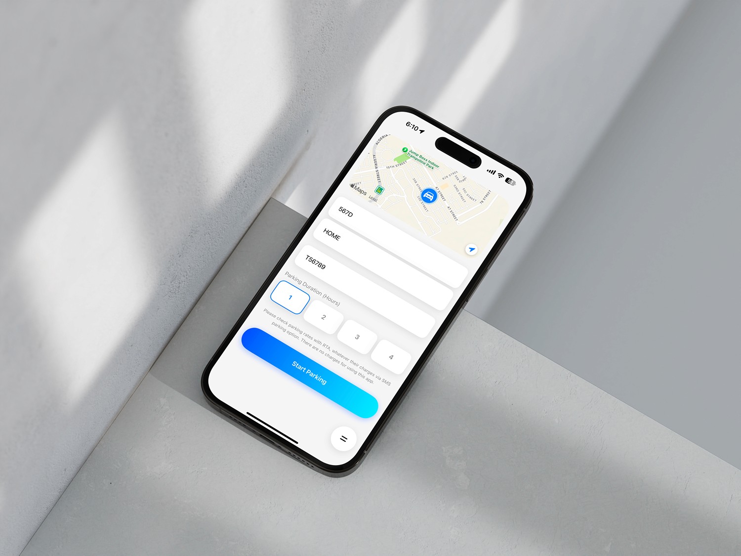 تطوير تطبيق مواقف دبي
