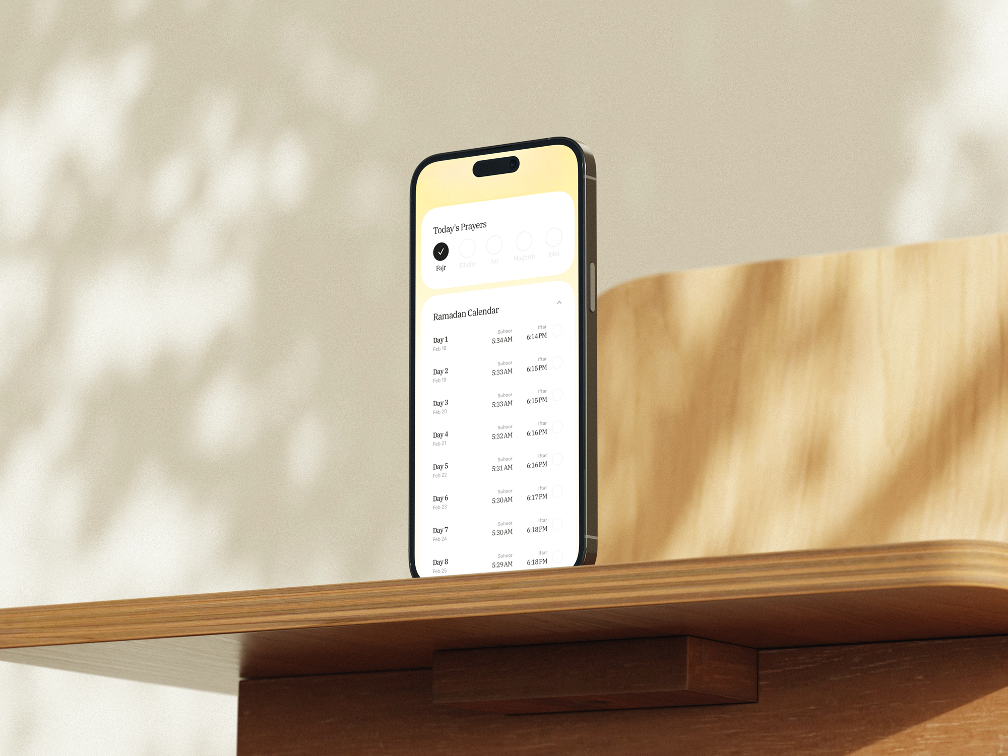 The Ramadan App — Prayer tracker and Ramadan calendar
